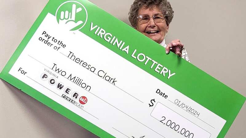 Theresa Clark simply told her son that she would have to cancel her hair appointment (Image: Virginia Lottery/Newsflash)