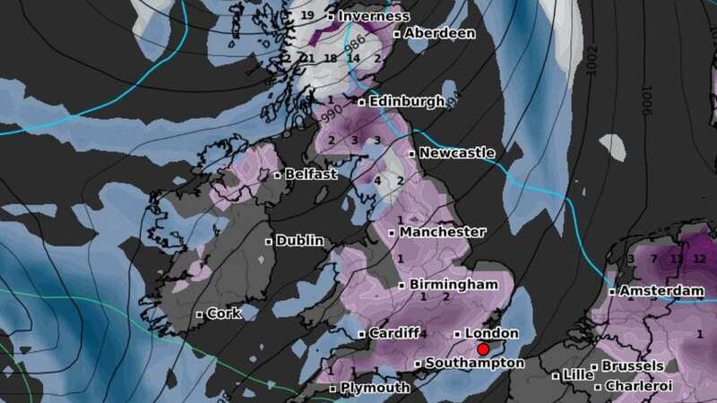 Exactly when huge snowstorm will leave entire country blanketed - shocking map