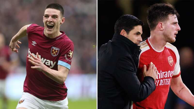 Declan Rice and Arsenal have both made strides since his 2019 winner against the Gunners (Image: Getty Images)