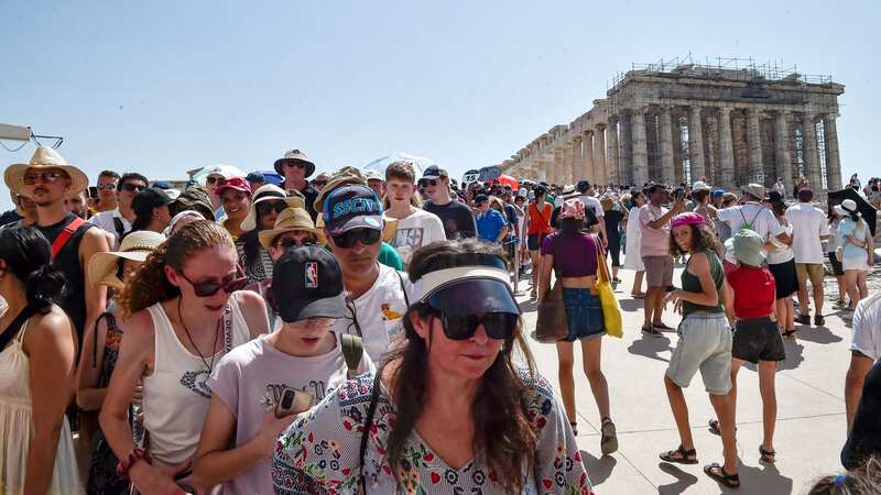 There are concerns the Acropolis is being overwhelmed by tourists (Image: Getty Images)