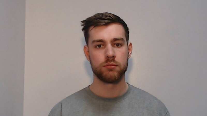 James Riley will be sentenced next week after leaving his ex-girlfriend for dead in a hotel room (Image: Greater Manchester Police / SWNS)