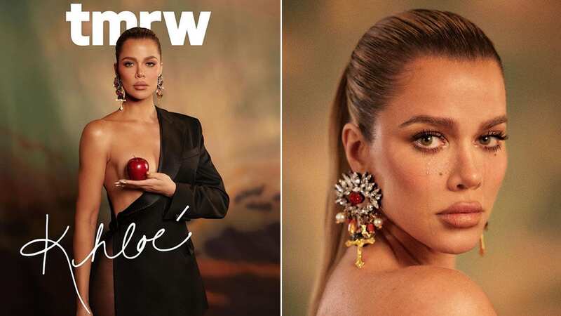 Khloe posed for a new magazine photoshoot
