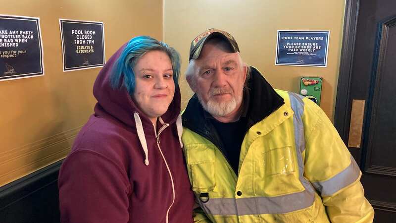 Leah Nuttall with stepdad Steve Rodwell (Image: LDRS)