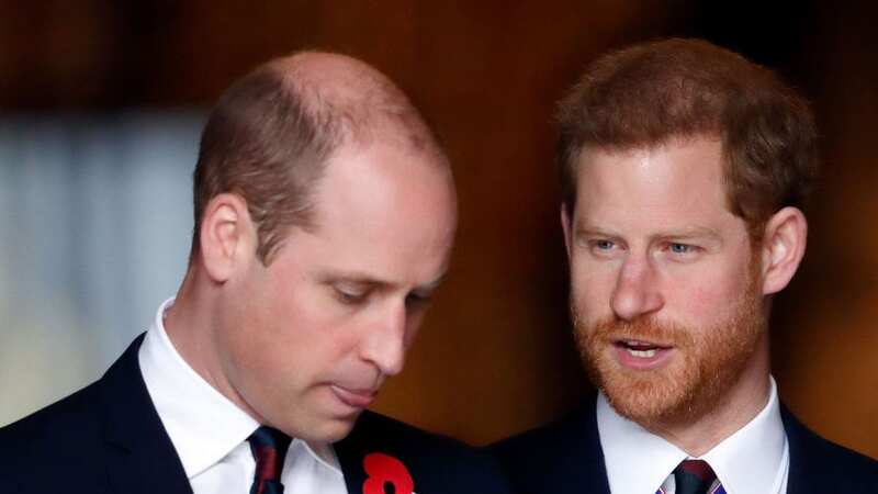 Estranged brothers Prince William and Prince Harry (Image: Getty Images)