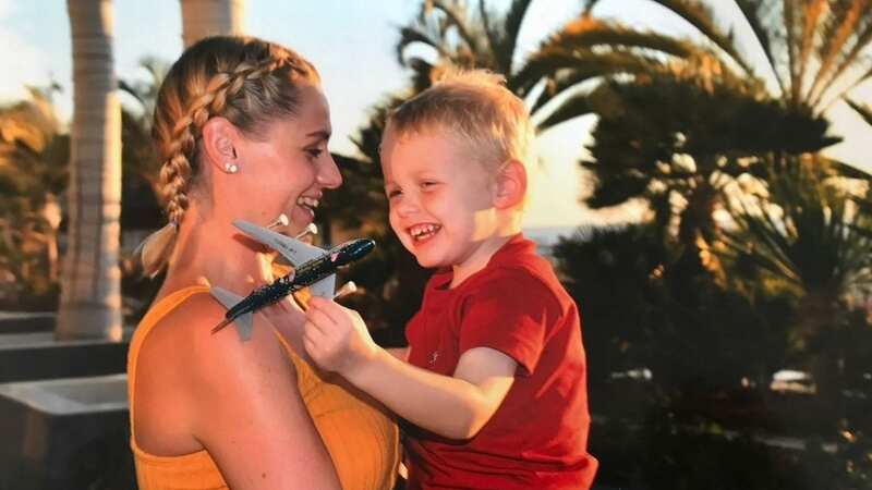 Lucy Morrison and her son Alfie (Image: Family handout)