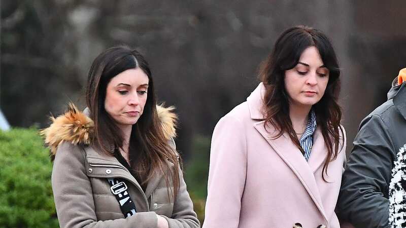 Julia Shelley (left) and her sister Jessica ( right ) attacked the couple following a row over a dress (Image: Liverpool Echo)