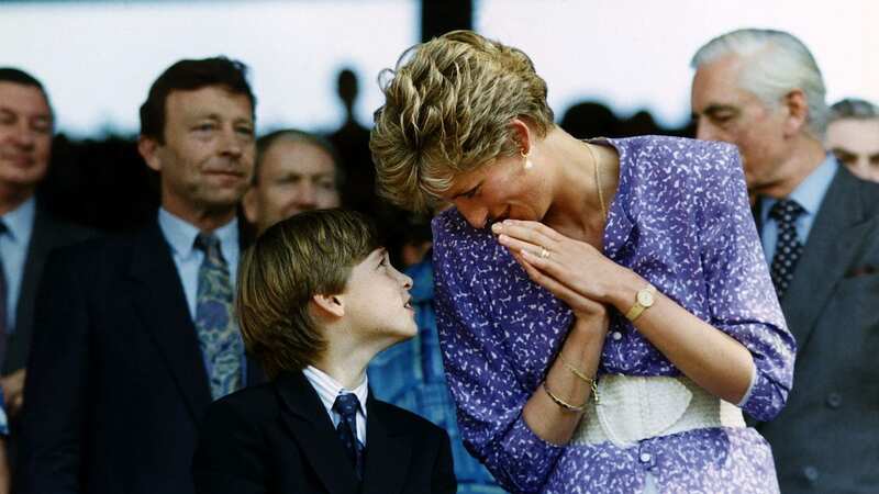 William was only 14 when his parents split - and Diana was stripped of her royal title (Image: Sunday Mirror)