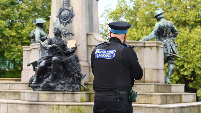 Man raped near war memorial in city centre as suspect stole jewellery and fled