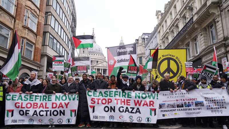 Nine arrests at Pro-Palestine march as thousands of protesters demand ceasefire
