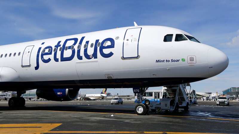 The incident on the JetBlue flight was originally thought to be a fire (Image: AP)