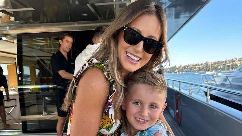 Roxy Jacenko with her son Hunter, nine (Image: Instagram/roxyjacenko)