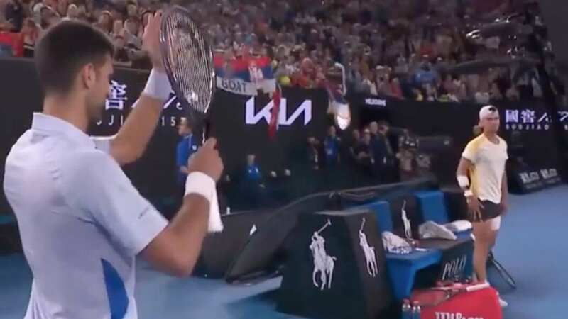 Novak Djokovic wanted Australian Open fans to applaud his opponent instead (Image: Eurosport)