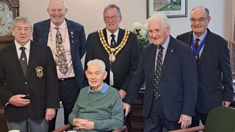 Three nuclear test veterans were given a medal 65 years after their service on Christmas Island (Image: KMG / SWNS)