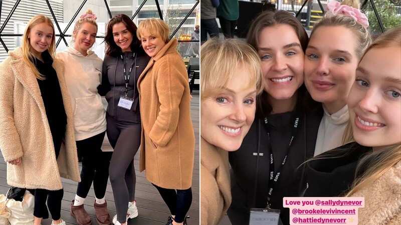 Sally Dynevor reunites with on-screen kids and Waterloo Road actress daughter