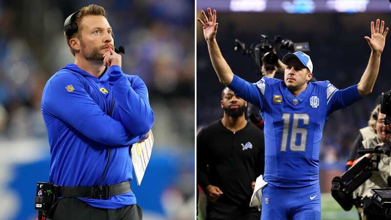 Jared Goff dissected the Rams, particularly in the first half, as the Lions held on to win in the playoffs (Image: Getty Images)