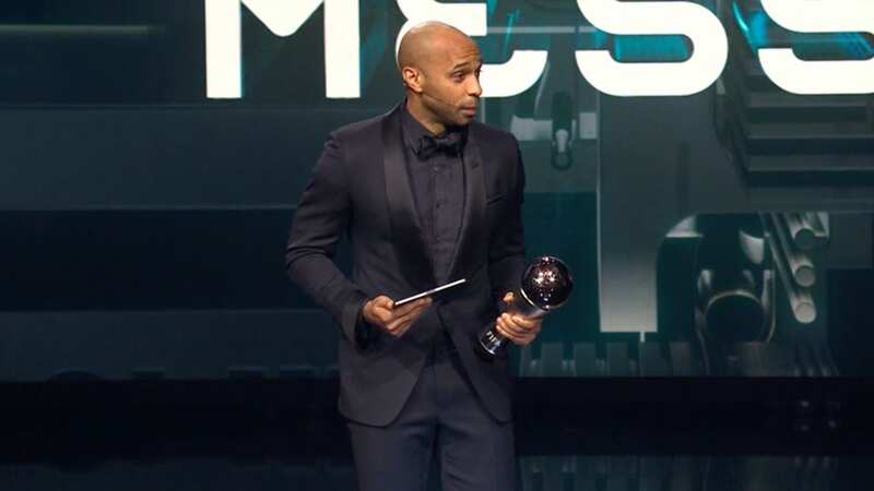 Thierry Henry aimed a brutal dig at Tottenham as he picked up the FIFA Best Men