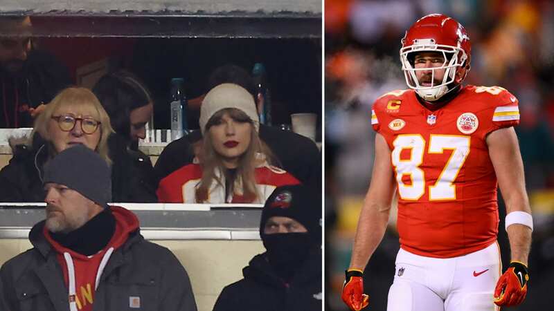 It is unclear when pop songstress Taylor Swift will reunite with her Kansas City Chiefs boyfriend Travis Kelce (Image: Jamie Squire/Getty Images)