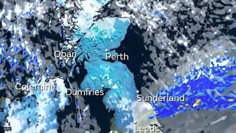 The next few days are set to see more snow (Image: Met office)