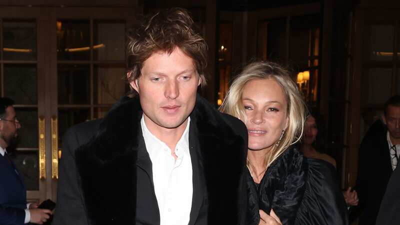 Kate Moss celebrated her 50th birthday in Paris with Nikolai von Bismarck and some of her pals (Image: GC Images)