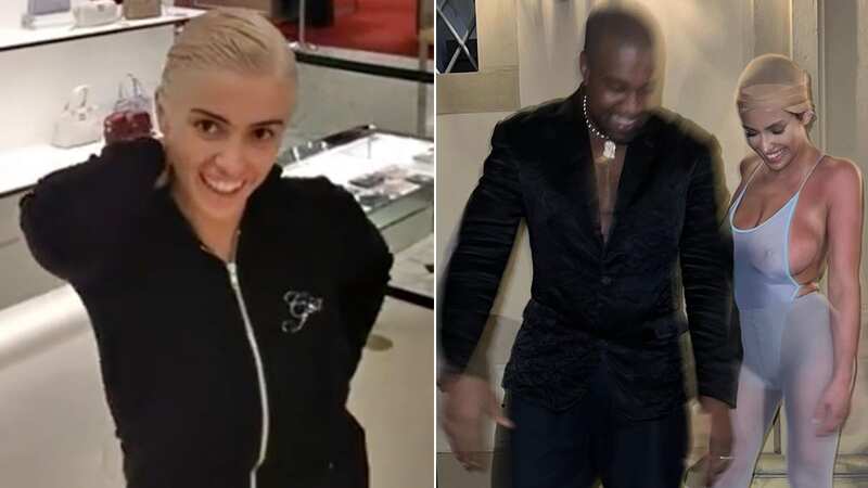 Bianca Censori smiled at the shop without her husband
