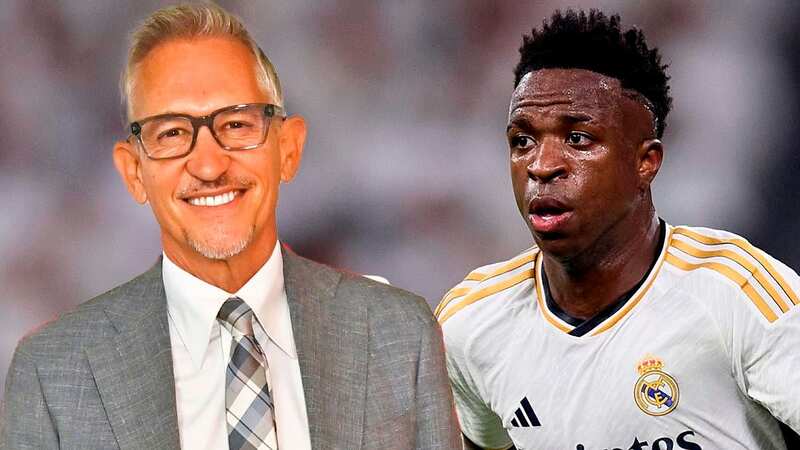Gary Lineker has reacted to reports linking Manchester United with Vinicius Junior