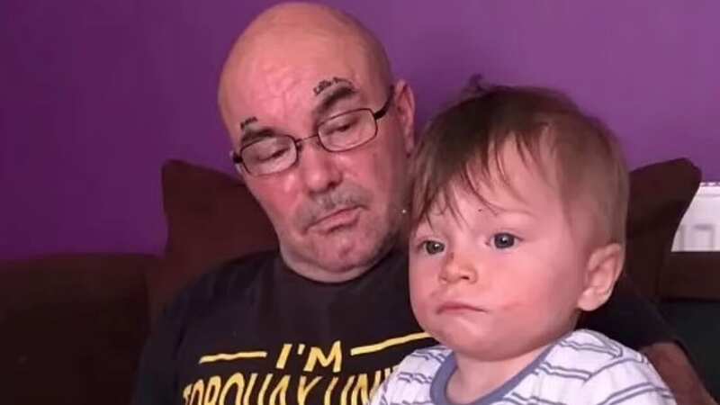 Kenneth, 60, and his young son Bronson Battersby (Image: Facebook)