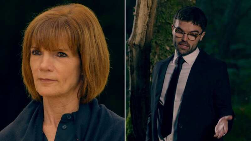 The Traitors star Ross reacts after mum Diane