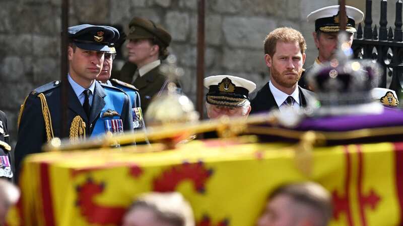 Princes Harry and William exchanged a 