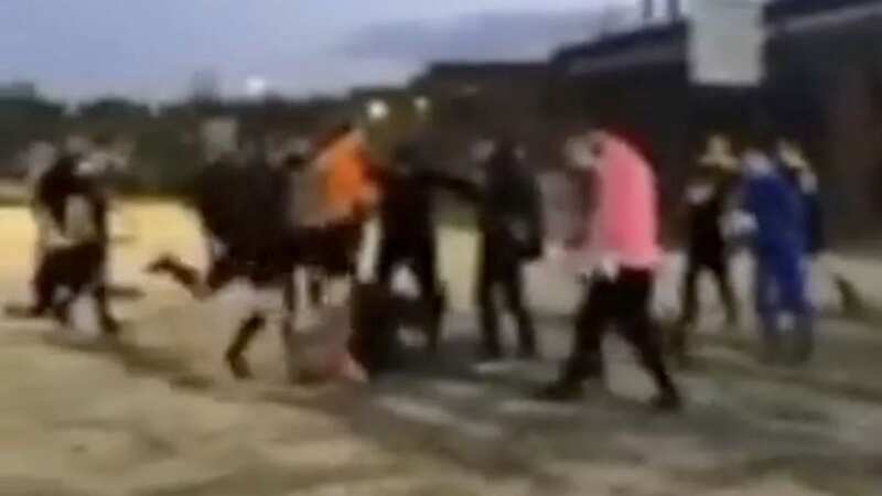 Boy, 14, kicked in head during football brawl 