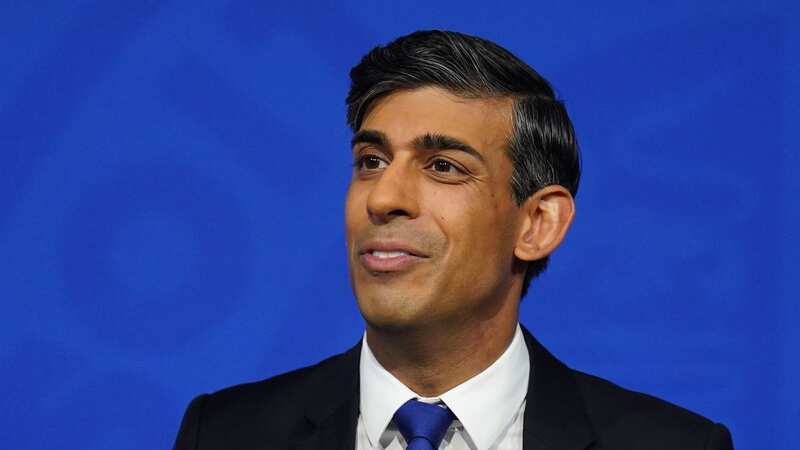 Rishi Sunak will deliver short remarks after surviving another day of Rwanda chaos (Image: PA)