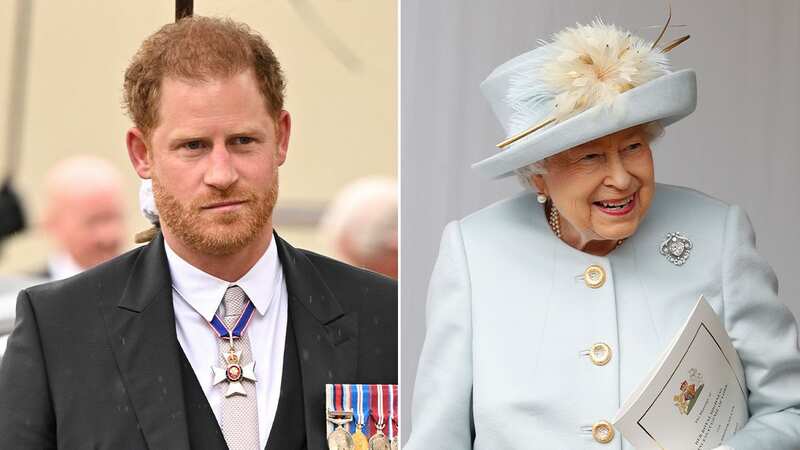 Prince Harry rushed to be with Queen Elizabeth before she died (Image: Getty Images)