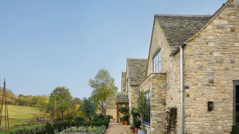 The outside of the beautiful home in the Cotswolds up for grabs (Image: OMAZE / SWNS)