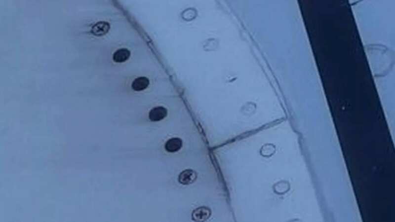 The missing bolts on the Virgin flight (Image: MEN)
