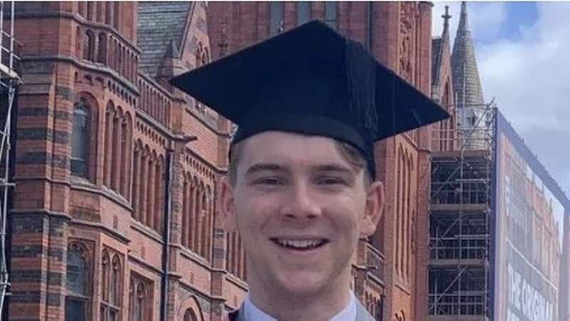 Lucas, 21, on his graduation before his death (Image: Liverpool Echo)