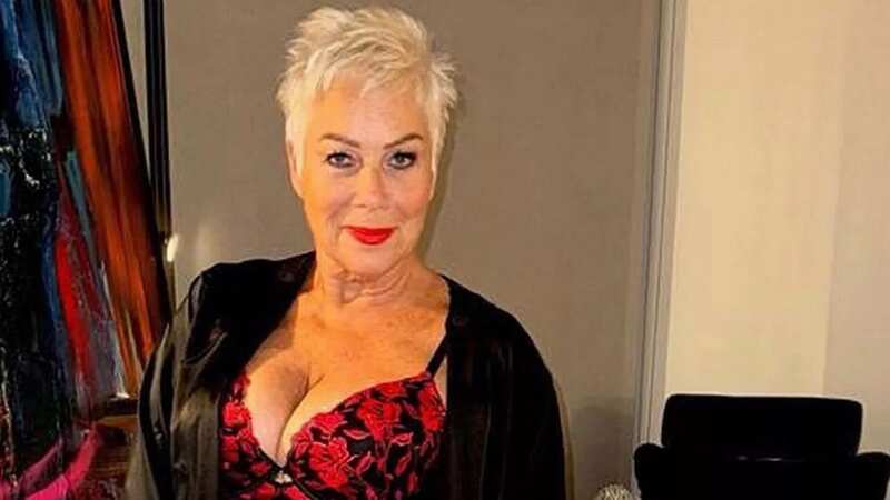 Denise Welch sends fans wild as she strips down to sheer lingerie in racy snap