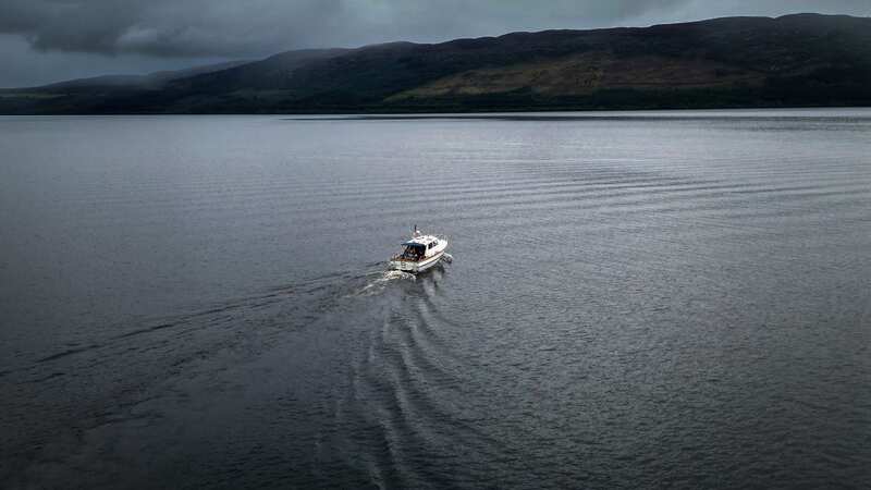 An image believed to be the first sighting of Nessie this year (Image: Credit: Visit Inverness Loch Ness via Pen News)