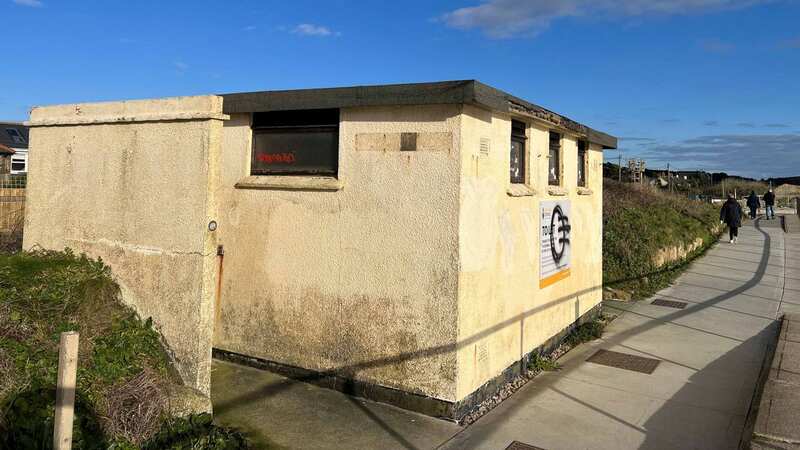Cornwall Council announced the "rare and exciting" opportunity to buy a block of former loos on the seafront in Penzance (Image: Clive Emson Auctioneers / SWNS)