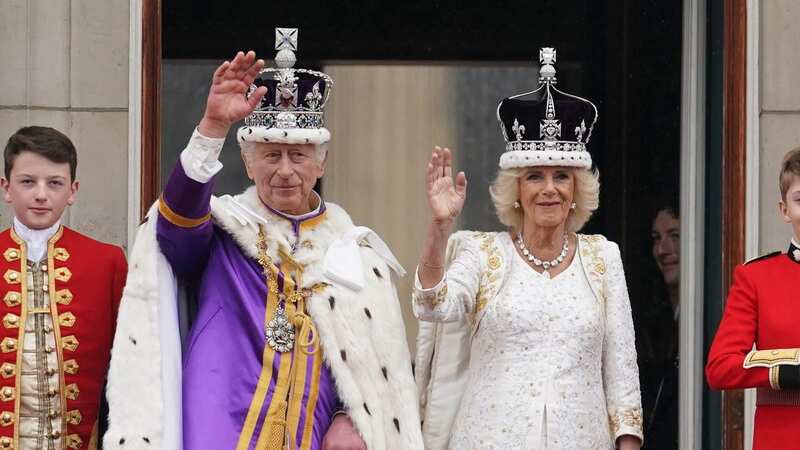 Royals snapped secret photo at the coronation (Image: PA)
