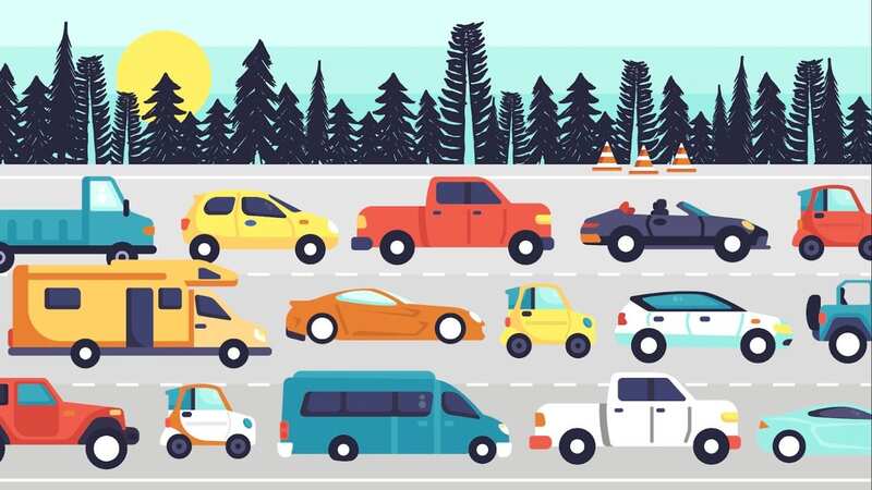 There are four hazards in this picture (full image below) (Image: The AA)