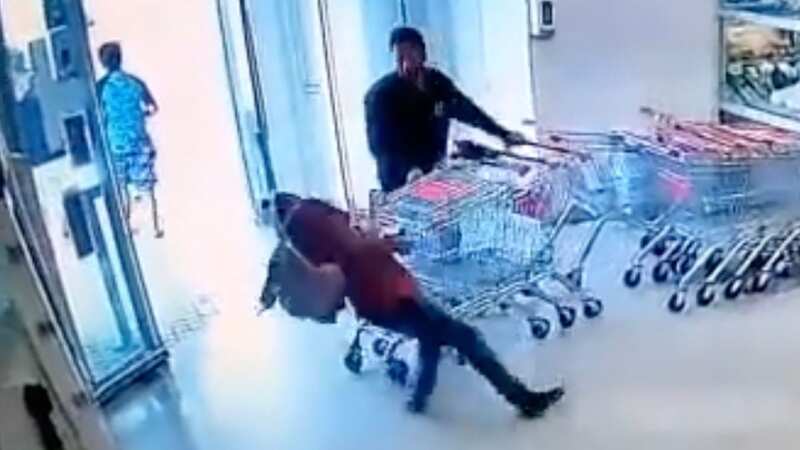 Hero supermarket worker lobs Coke bottle at shoplifter to stop him escaping