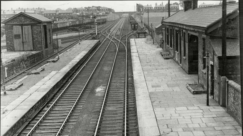 Skelmersdale Railway Station In Lancashire before it was demolished (Image: ANL/REX/Shutterstock)