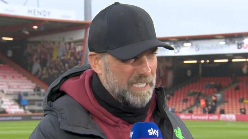 Jurgen Klopp has issued a fresh update on the injured Mohamed Salah (Image: Sky SPorts)