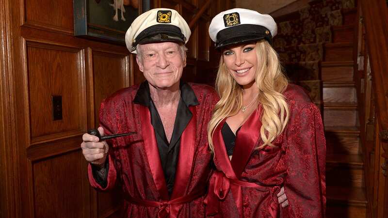 Crystal was married to Hugh until he passed away (Image: Getty Images for Playboy)