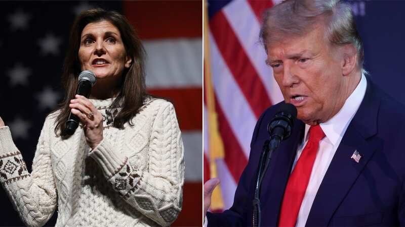 Donald Trump slammed Nikki Haley while addressing his supporters (Image: Getty Images)