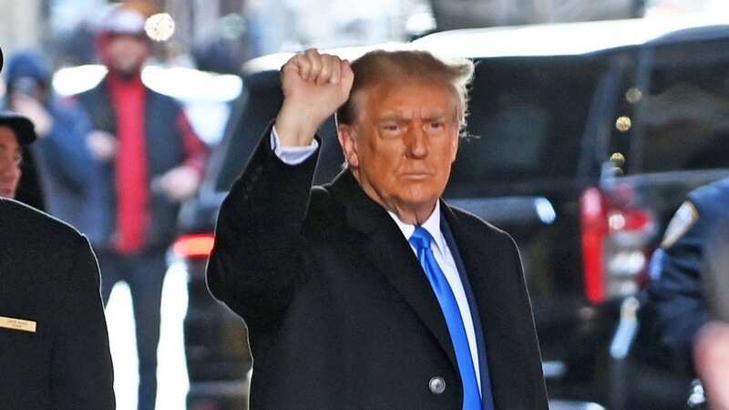 Donald Trump leaves Trump Tower on Fifth Avenue on his way to Federal Court (Image: Andrea Renault/ZUMA Press Wire/REX/Shutterstock)