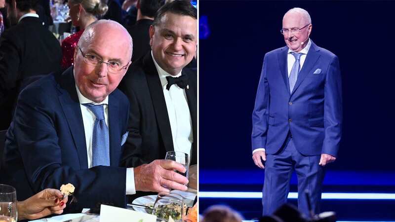 Sven-Goran Eriksson attended a Sports Gala in Stockholm on Monday (Image: TT NEWS AGENCY/AFP via Getty Ima)