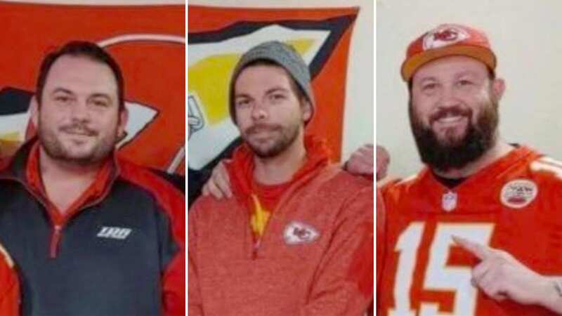 37-year-old David Harrington (left), 36-year-old Clayton McGeeney (center) and 38-year-old Ricky Johnson (right) (Image: No credit)