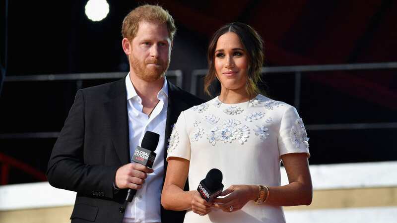 Harry and Meghan are reportedly shocked at the latest claims made by a royal author (Image: AFP via Getty Images)