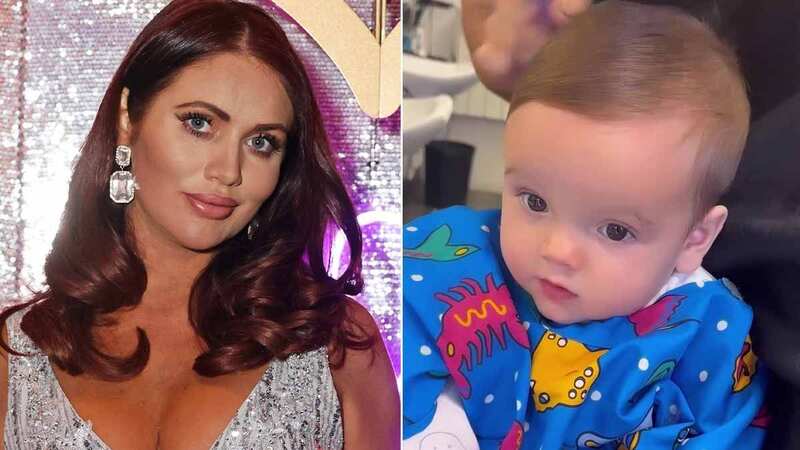 Amy Childs has shared her worry about her baby boy