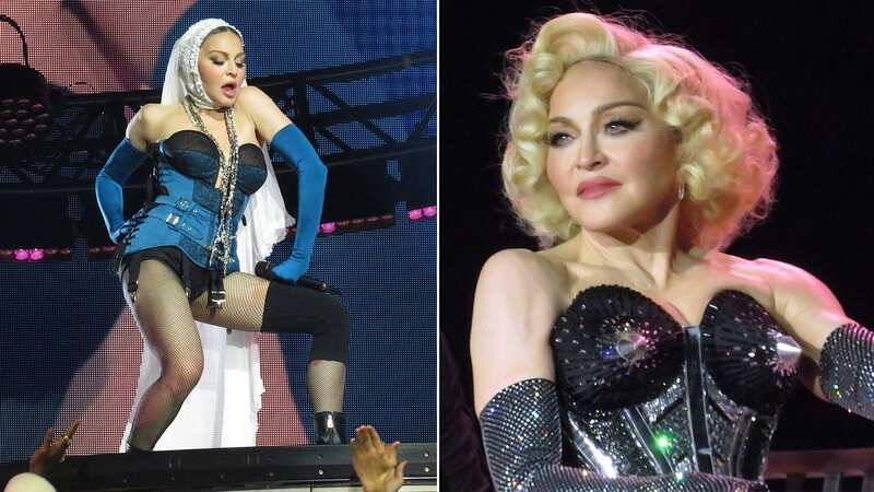 The Material Girl singer showed off her figure in latest concert